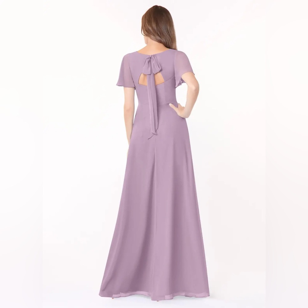Azazie custom Kimber Wisteria Lavender Maxi Dress - Picture 4 of 6